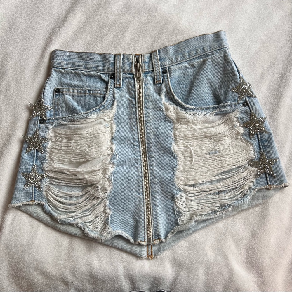 Carmar denim skirt